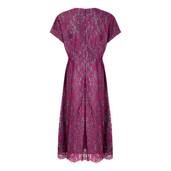 Rose Flower Vintage Style Lace Dress, 3 of 3
