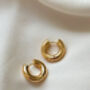 Chunky Hoop Hinged Earrings, thumbnail 2 of 3