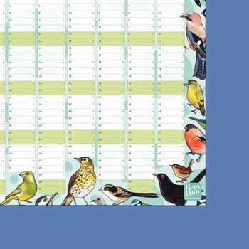 2025 Garden Birds Wall Calendar And Year Planner, 3 of 5