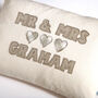 Personalised Wedding Or Anniversary Cushion Gift, thumbnail 9 of 11