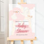 Personalised Stork Baby Shower Welcome Sign, thumbnail 2 of 3
