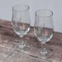 Set Of Two Stag Design Etched Craft Beer Glasses, thumbnail 3 of 4
