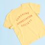 ‘Sunshine Appreciation Society’ Organic Cotton Kids' T Shirt, thumbnail 2 of 7