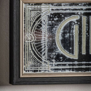Retro Gin Bar Mirror, 3 of 4