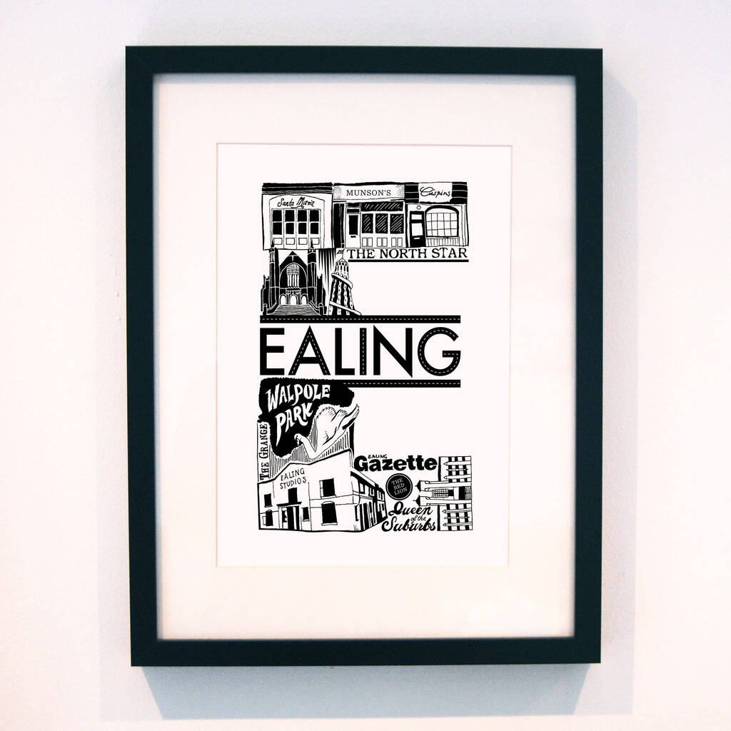 Best Of Ealing Art Print By Lucy Loves This