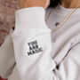 You Are Magic Embroidered Star Cuff Sweatshirt, thumbnail 1 of 5