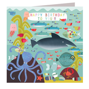 Underwater Birthday Card, 2 of 5