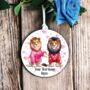Personalised Lion Couple Love Decoration, thumbnail 2 of 2