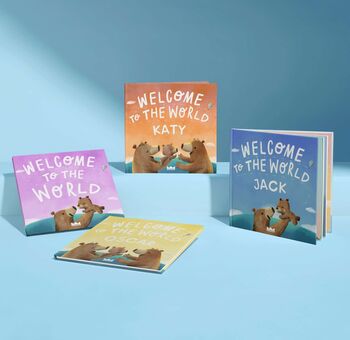 Gift For Newborn Welcome To The World Personalised Book, 3 of 6