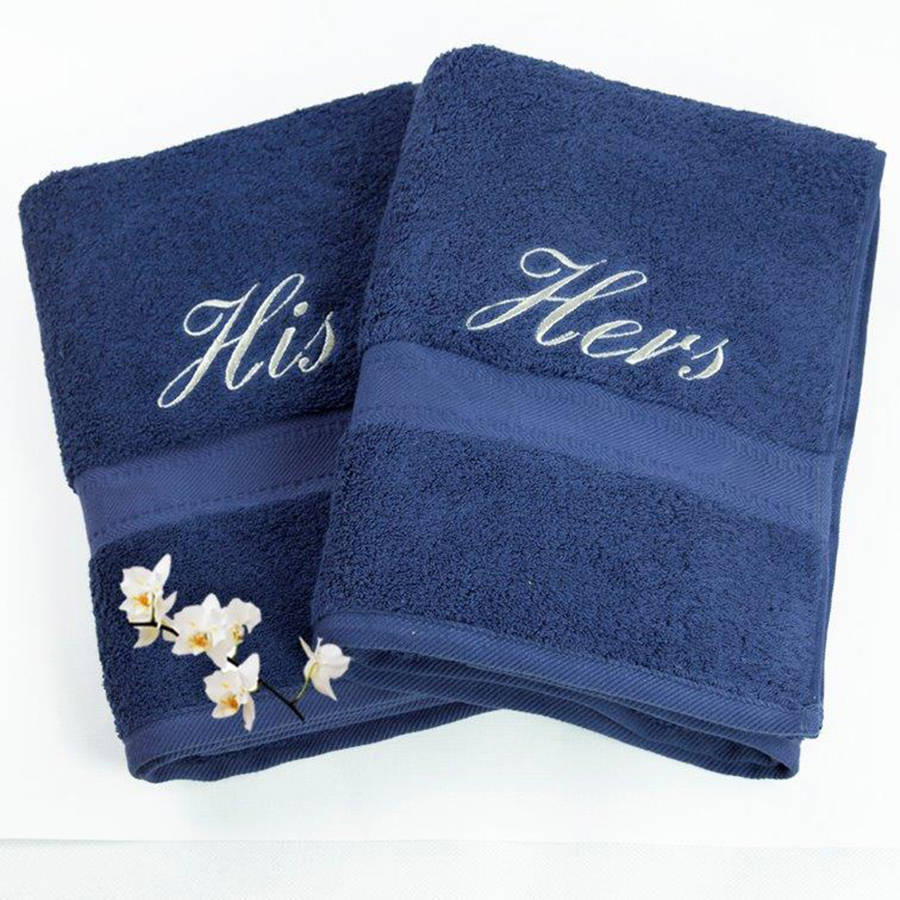 His And Hers Bath Towels By Duncan Stewart