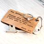 Personalised Letter Leather Key Ring, thumbnail 2 of 5