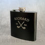 Personalised Golfers Hip Flask, thumbnail 5 of 5