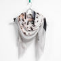 Personalised Tiger Print Scarf, thumbnail 4 of 6