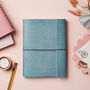 Personalised Vegan Leather Colourful Notebook, thumbnail 8 of 11