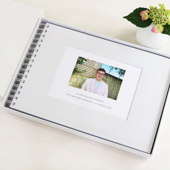 Personalised Birthday Memory Book Or Album: A4, 3 of 4