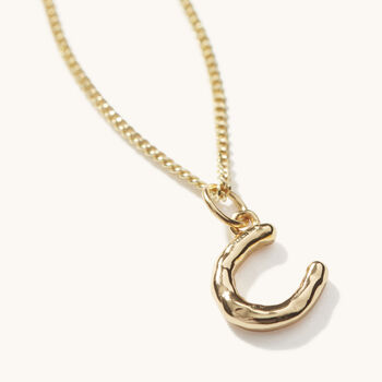 Horseshoe Necklace Silver Or 18ct Gold Plated Vermeil, 3 of 5