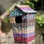 Bird House Made From Recycled Sari Fabric, thumbnail 1 of 4