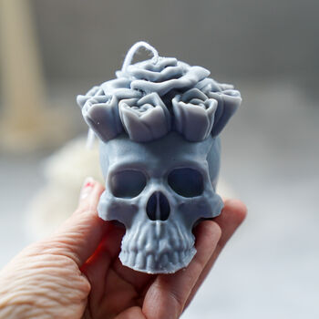 Skull Soy Wax Candle, 10 of 11