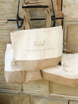 Personalised Beach Bag Ideal For Weddings And Parties, 3 of 3