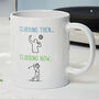 Novelty Funny 'Golf Clubbing' Gift Mug For Golfer, thumbnail 1 of 4