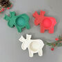 Festive Reindeer Tealight Holder Christmas Decorations, thumbnail 2 of 10