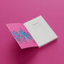 Personalised Custom Name Pink Flame A5 Notebook, thumbnail 4 of 5