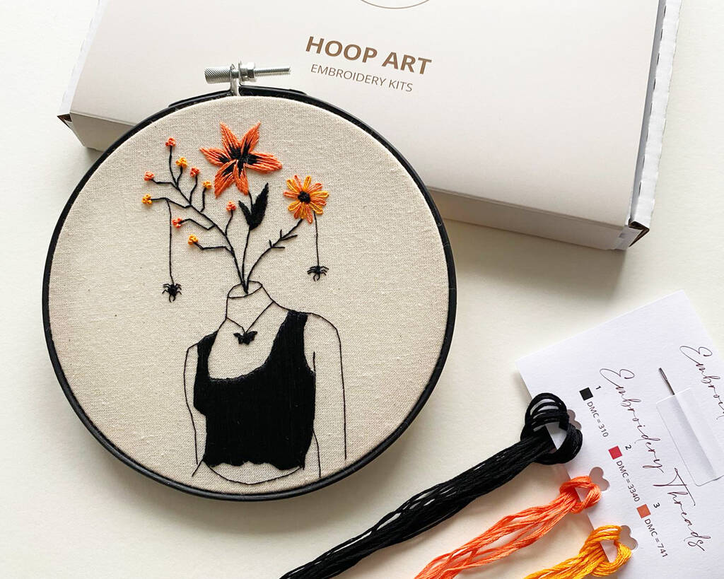 'Autumn' A Fun Halloween Inspired Embroidery Kit, 1 of 5