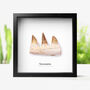 Mosasaur Jaw Section Authentic Dinosaur Fossil Frame, thumbnail 1 of 5