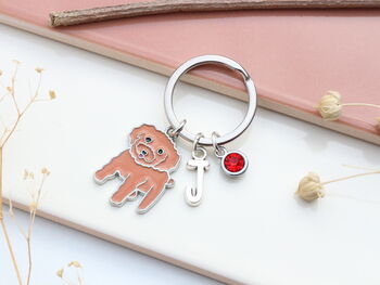 Personalised Cockapoo Keyring Miniature Poodle, Cavapoo, 8 of 12
