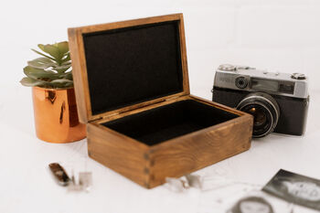 Personalised Wooden Cufflink Or Trinket Box, 5 of 8
