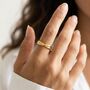 Twist Ring Gold Non Tarnish Waterproof, thumbnail 1 of 8