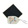 Handmade Ceramic Thank You Gift Tag, thumbnail 6 of 7