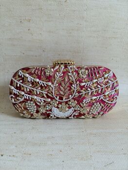 Pink Pearl Capsule Clutch, 4 of 11