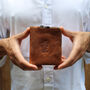 'Lander' Men's Leather Bi Fold Wallet In Tan, thumbnail 1 of 9