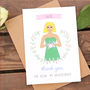 Bridesmaid Personalised Thank You Or Will You Be Card, thumbnail 2 of 7