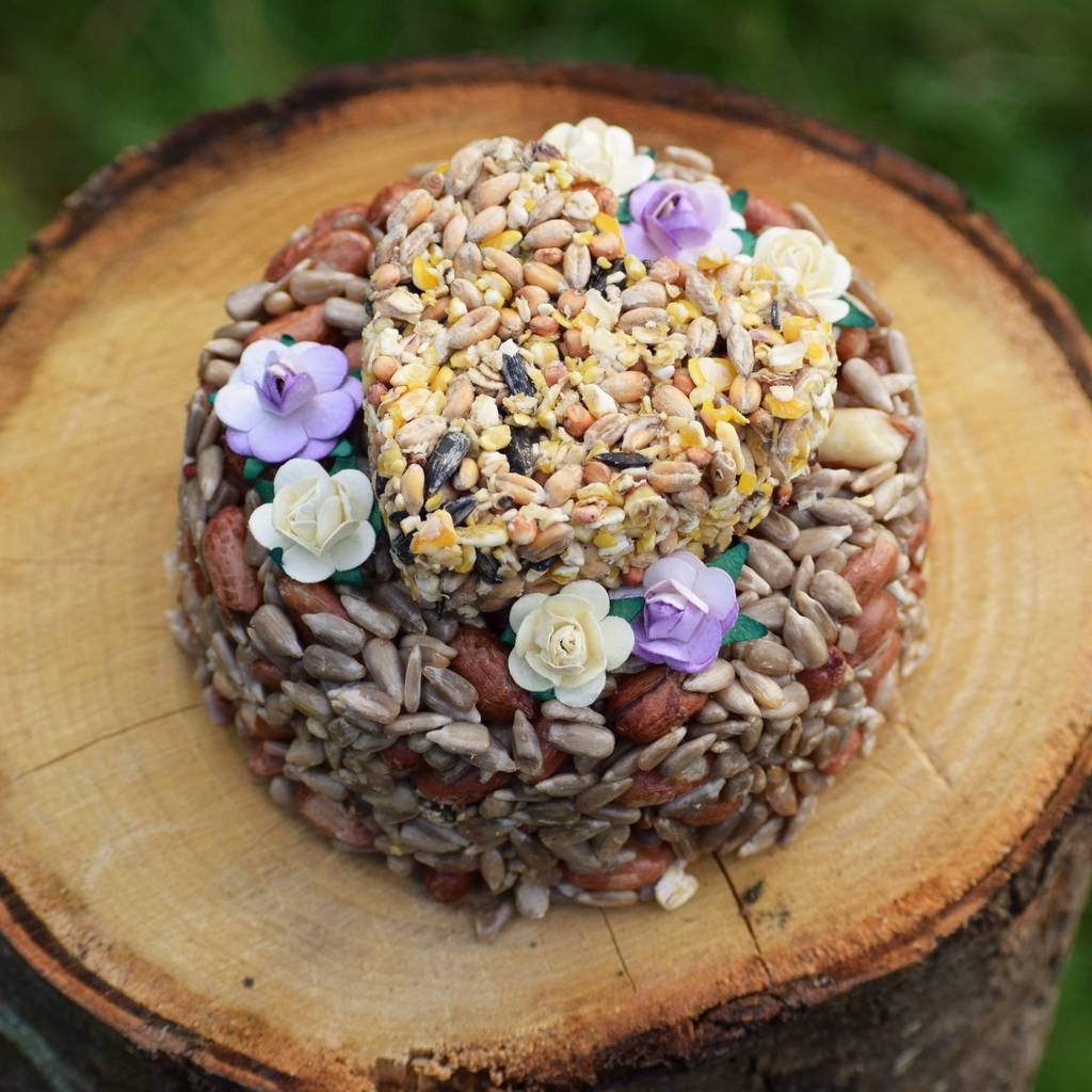 Wild Bird Seed Heart Cake, Garden Mum Gifts By The Bird Bakery