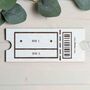 Personalised Wooden Gift Voucher Ticket, thumbnail 4 of 8