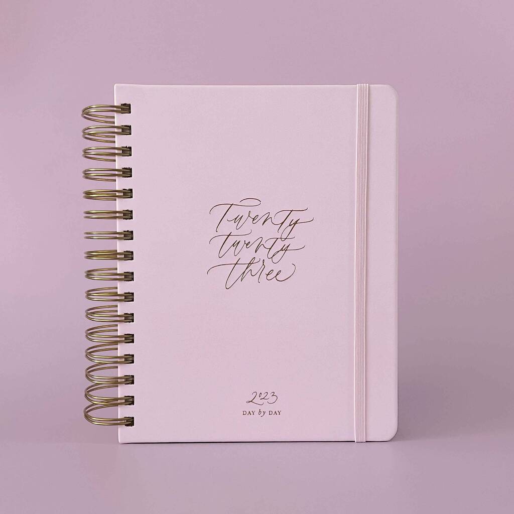 2023 Daily Planner Lilac Vegan Leather, 1 of 12