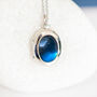 Personalised London Topaz Locket In Sterling Silver, thumbnail 2 of 12