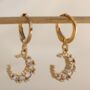 Moonglade Huggie Hoop Earrings, thumbnail 1 of 9