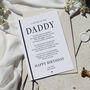 Twins Birthday Card For Daddy From Twin Girls Twin Boys, thumbnail 1 of 5