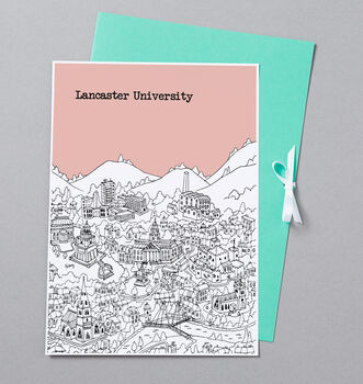 Personalised Lancaster Graduation Gift Print, 9 of 9