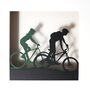 Framed Couple Cycling Paper Cut Artwork, thumbnail 3 of 4