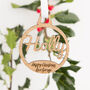 Personalised Christmas Bauble Decoration, thumbnail 1 of 6