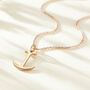 Personalised Anchor Necklace, thumbnail 3 of 7