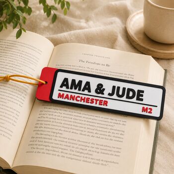 Personalised Street Sign Bookmark, 4 of 4