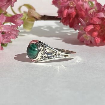Solid Silver Rings With Chakra Gemstones, 8 of 12