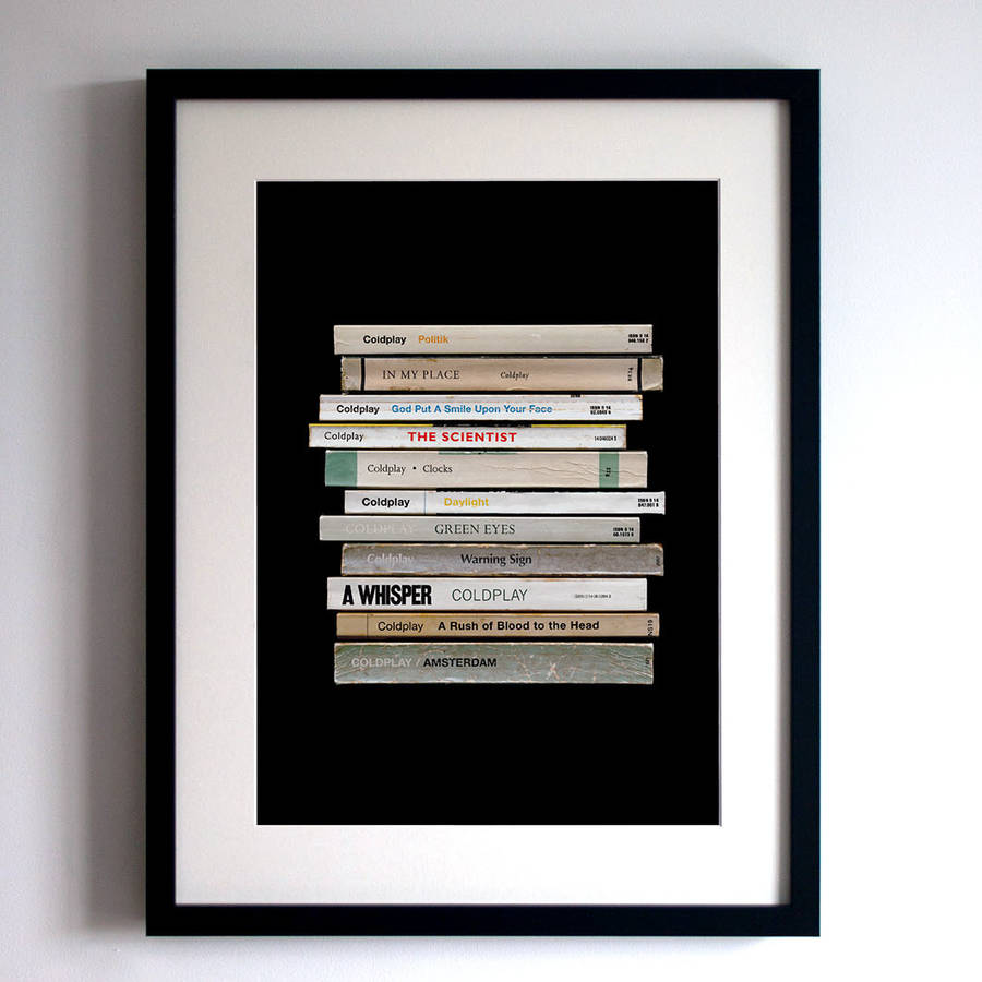 Coldplay 'A Rush Of Blood To The Head' Album Print By Lime Lace