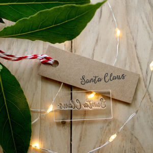 Signed By Santa Santa Claus Stamp