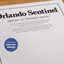 Orlando Magic Personalised Nba Basketball Gift Newspaper Book, thumbnail 5 of 12